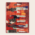 Beautiful Antique Moroccan Rug Print Notebook Gallery Image 4