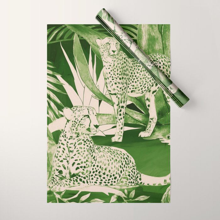 Jungle Cheetahs 5 Wrapping Paper Gallery Image 1