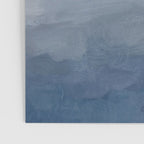 Oceans Away - Plum Purple Lavender Blue Abstract Painting Waves Cloud Horizon Modern Art Poster Gallery Image 3