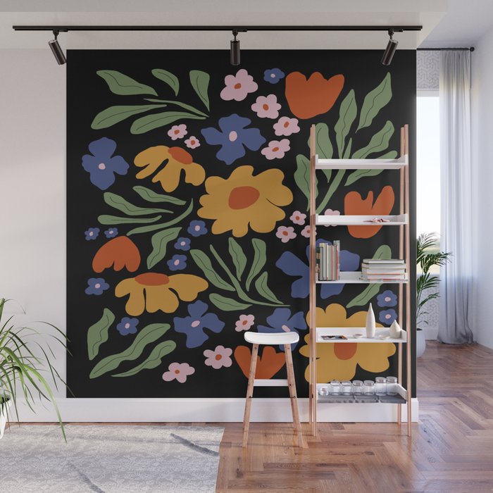 Happy floral park Wall Mural Gallery Image 1