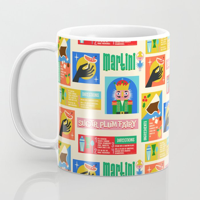 Sugar Plum Fairy Martini Holiday Cocktail Recipe Coffee Mug Gallery Image 3