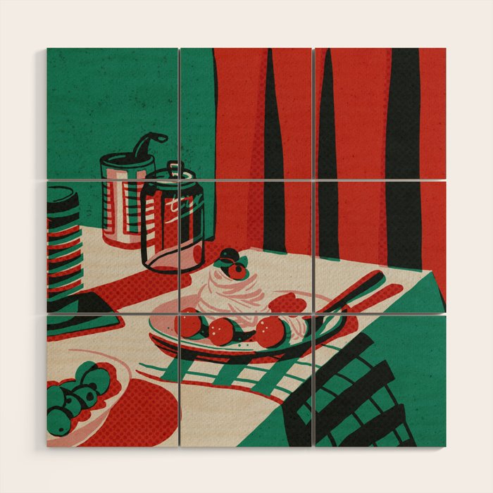 Mini Tomato Wood Wall Art Gallery Image 1