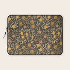 William Morris Vintage Pomegranate Fruit Walnut Bullrush Pattern  Laptop Sleeve Gallery Image 1