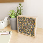William Morris Vintage Pomegranate Fruit Walnut Bullrush Pattern  Mini Art Print Gallery Image 2