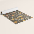 William Morris Vintage Pomegranate Fruit Walnut Bullrush Pattern  Yoga Mat Gallery Image 2
