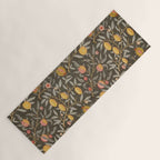 William Morris Vintage Pomegranate Fruit Walnut Bullrush Pattern  Yoga Mat Gallery Image 1