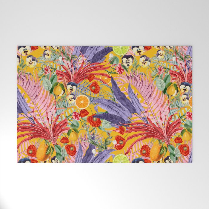 Summer Tropical Garden Welcome Mat Gallery Image 1