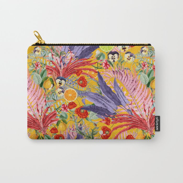 Summer Tropical Garden Carry All Pouch Gallery Image 1