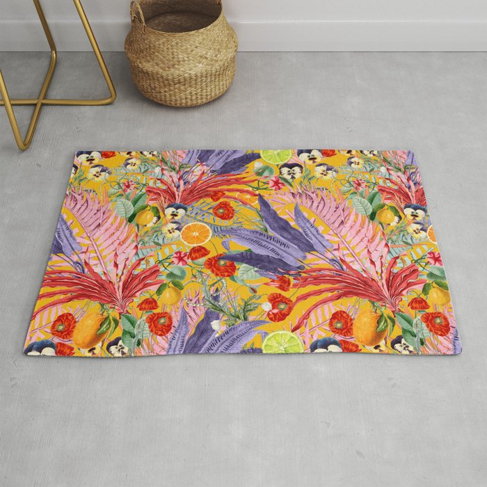 Summer Tropical Garden Rug Gallery Image 1