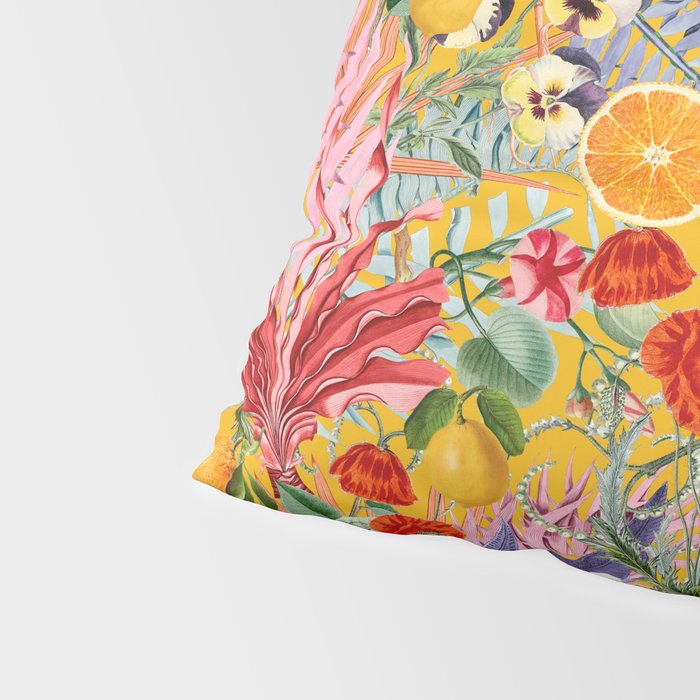 Summer Tropical Garden Pillow Sham Gallery Image 4