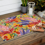 Summer Tropical Garden Outdoor Rug Gallery Image 2