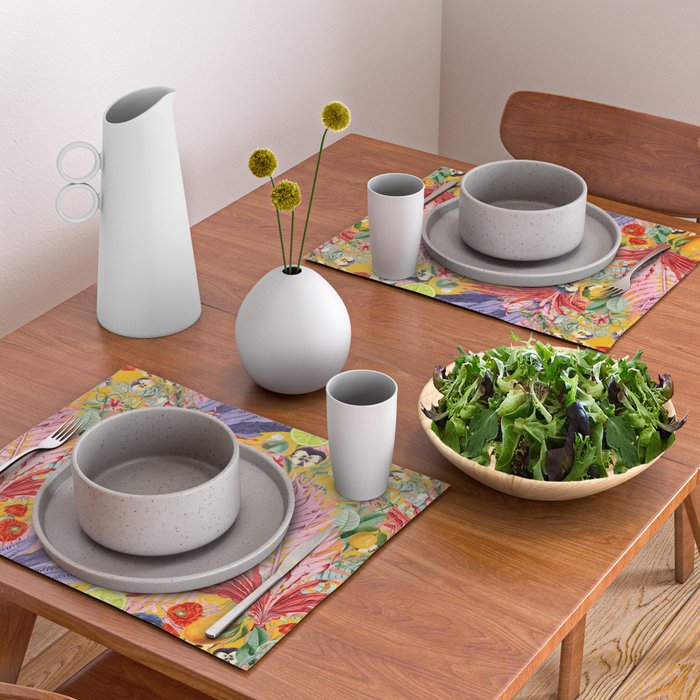 Summer Tropical Garden Placemat Gallery Image 2
