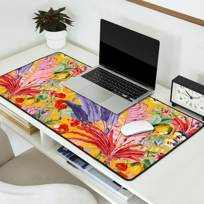 Summer Tropical Garden Desk Mat Gallery Image 2
