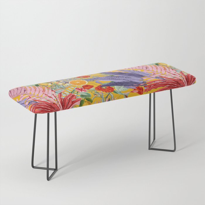 Summer Tropical Garden Bench Gallery Image 1