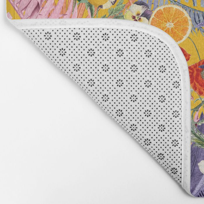 Summer Tropical Garden Bath Mat Gallery Image 2