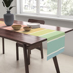 Gradient Arch V Mid Century Modern Rainbow Table Runner Gallery Image 2