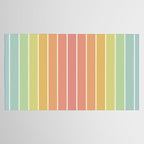 Gradient Arch V Mid Century Modern Rainbow Tablecloth Gallery Image 2