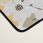 Spring Wildflowers, Floral Prints, Yellow and Gray Desk Mat Gallery Image 4