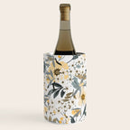 Spring Wildflowers, Floral Prints, Yellow and Gray Wine Chiller Gallery Image 3