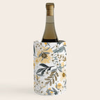 Spring Wildflowers, Floral Prints, Yellow and Gray Wine Chiller Gallery Image 2