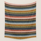 serape southwest stripe - earth tones Wall Tapestry Gallery Image 4