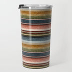serape southwest stripe - earth tones Travel Mug Gallery Image 3