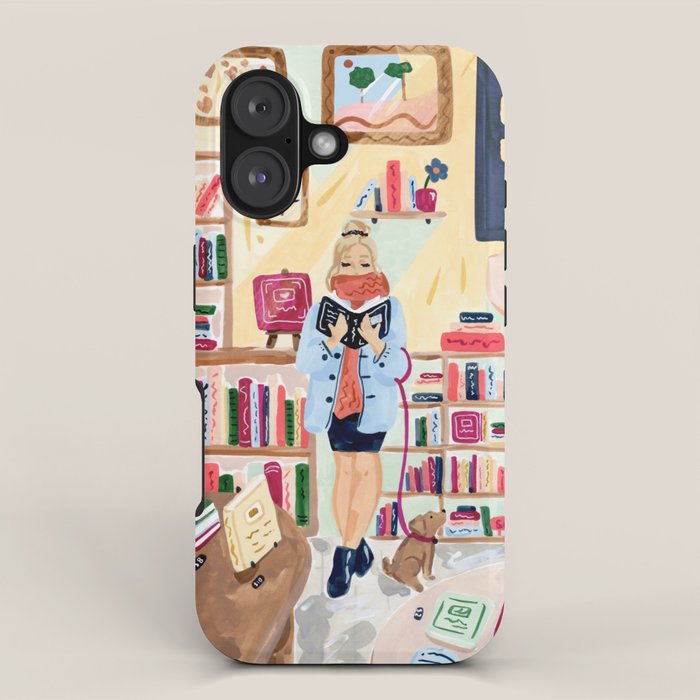 Fall Bookstore iPhone Case Gallery Image 1