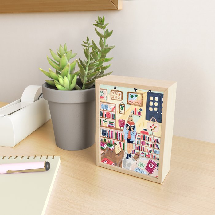 Fall Bookstore Mini Art Print Gallery Image 2