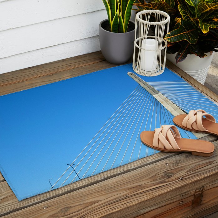 Zakim Bridge, Boston Outdoor Rug Gallery Image 2