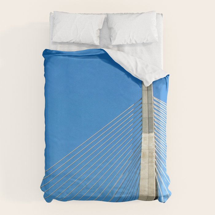 Zakim Bridge, Boston Duvet Cover Gallery Image 6