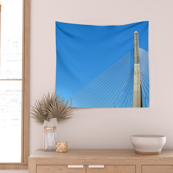 Zakim Bridge, Boston Wall Tapestry Gallery Image 2