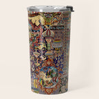 Ornate Antique Persian Kashmar Travel Mug Gallery Image 2