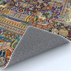 Ornate Antique Persian Kashmar Rug Gallery Image 4