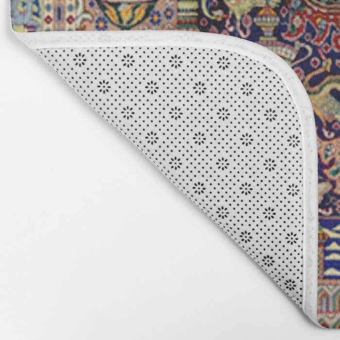 Ornate Antique Persian Kashmar Bath Mat Gallery Image 2