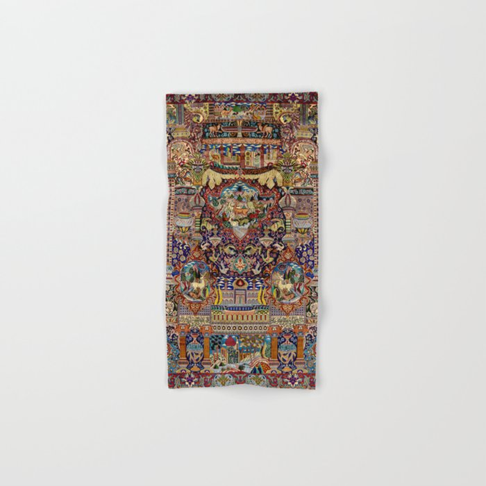 Ornate Antique Persian Kashmar Bath Towel Gallery Image 1