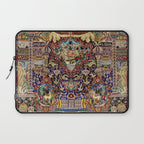 Ornate Antique Persian Kashmar Laptop Sleeve Gallery Image 1