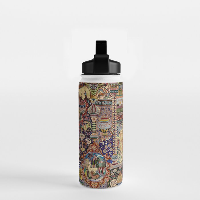 Ornate Antique Persian Kashmar Water Bottle Gallery Image 2