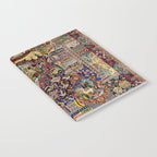 Ornate Antique Persian Kashmar Notebook Gallery Image 2