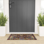 Ornate Antique Persian Kashmar Welcome Mat Gallery Image 3