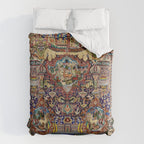 Ornate Antique Persian Kashmar Comforter Gallery Image 6