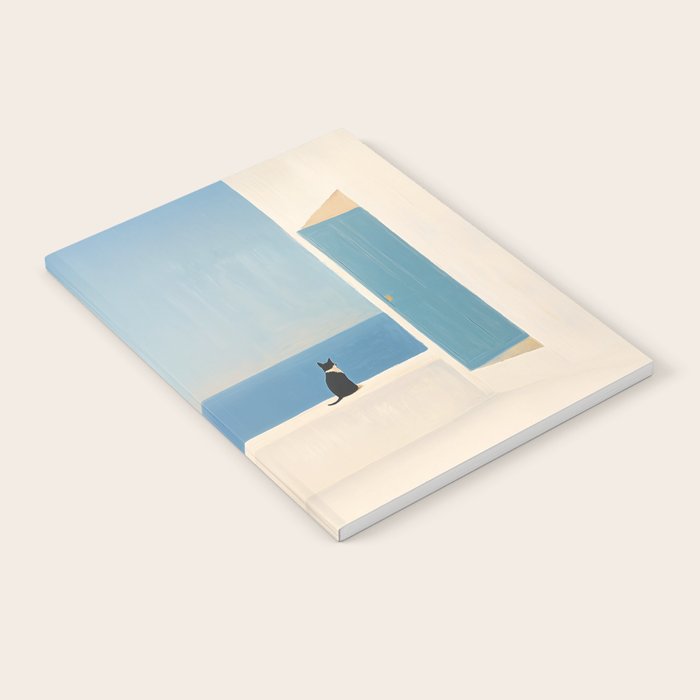 Quiet Cat by the Sea Notebook Gallery Image 1