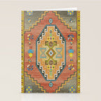 Moroccan Berber Geometric Rug Pattern Stationery Card Gallery Image 2