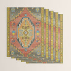 Moroccan Berber Geometric Rug Pattern Wrapping Paper Gallery Image 3