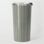 irregular striped dots - sage Travel Mug Gallery Image 2