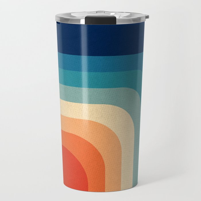 Retro 70s Color Palette III Travel Mug Gallery Image 1