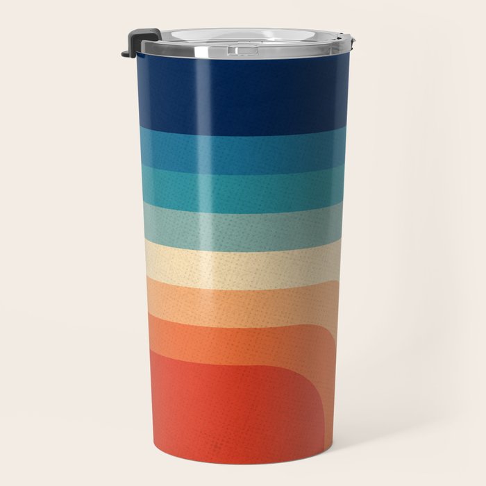 Retro 70s Color Palette III Travel Mug Gallery Image 3