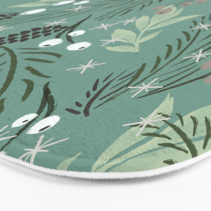 Christmas Foliage  - Pine Bath Mat Gallery Image 3