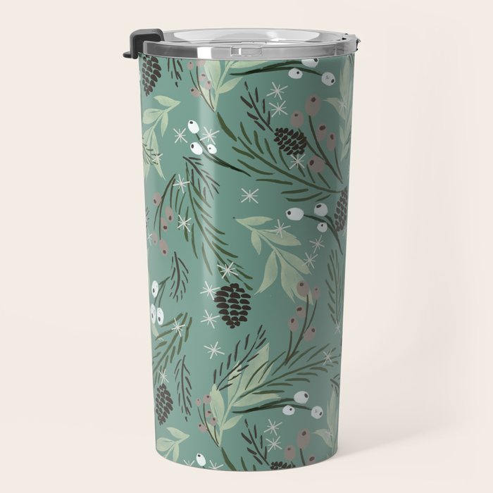 Christmas Foliage  - Pine Travel Mug Gallery Image 3