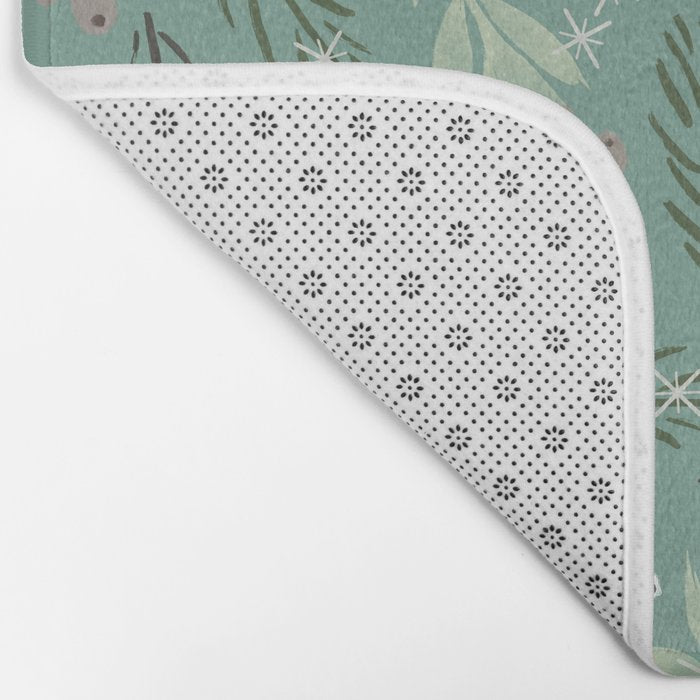 Christmas Foliage  - Pine Bath Mat Gallery Image 2