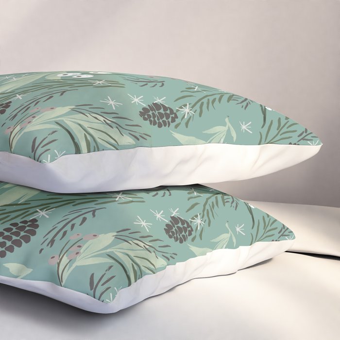 Christmas Foliage  - Pine Pillow Sham Gallery Image 3